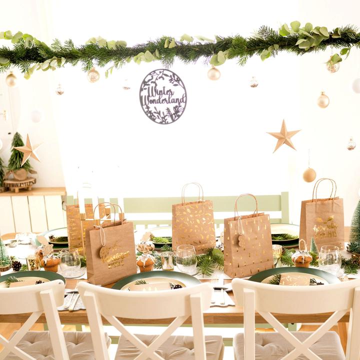 Produktbild Papierdrachen Holly Jolly (Geschenktüte, 6 x)