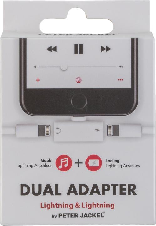 Produktbild Peter Jäckel DUAL ADAPTER Lightning and Lightning (Lightning, Lightning)
