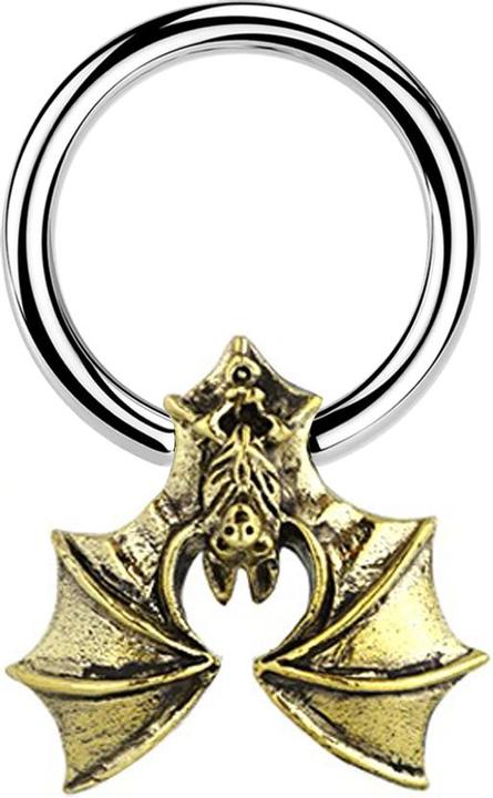 Immagine prodotto Star Piercing Anello di chiusura in argento placcato oro (Ottone, Acciaio chirurgico 316L)