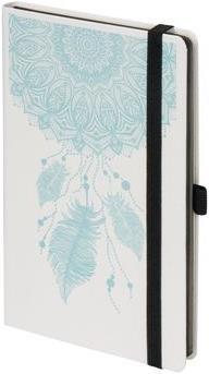 Image du produit Biella Carnet de notes Kompagnon White Trend (A5, À rayures, Couverture rigide)