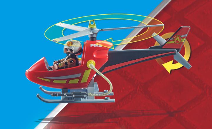 Immagine prodotto Playmobil Elicottero dei vigili del fuoco (71195, Playmobil Città d'azione)