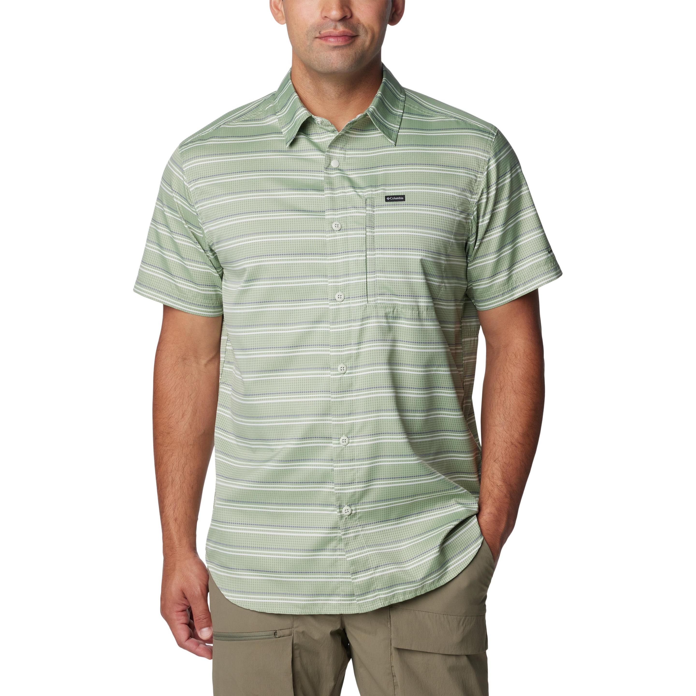 Columbia, Herren, Hemd, Silver Ridge Utility Lite Novelty S/S, Grün, (S)