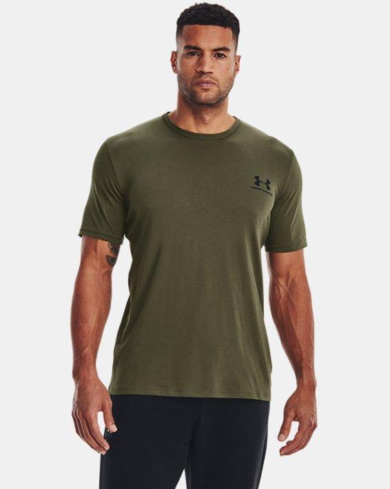 Immagine prodotto Under Armour Maglietta Sportstyle Uomo SS petto sinistro Khaki 1326799 390 (M) (M)