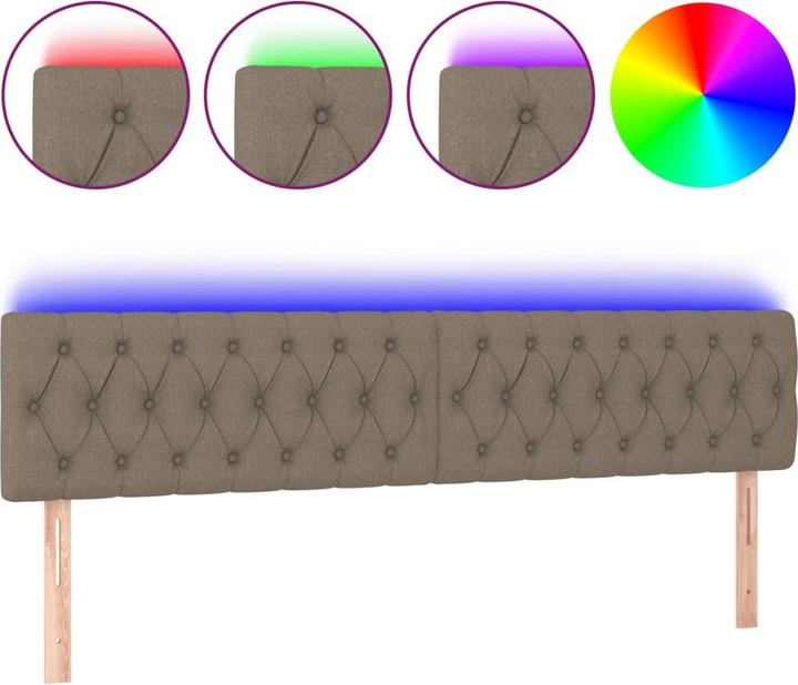 Image du produit vidaXL LED Kopfteil (200 x 7 x 88 cm)
