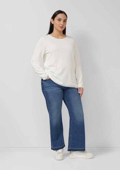 Produktbild s.Oliver Strickpullover Strickpullover aus Baumwoll-Viskose-Mix (50)