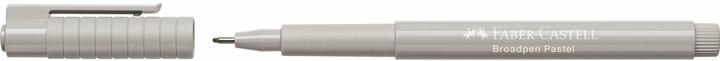 Actual product image Faber-Castell Fineliner Broadpen 1554 0.8 mm, pastel grey (Light grey, 1x)