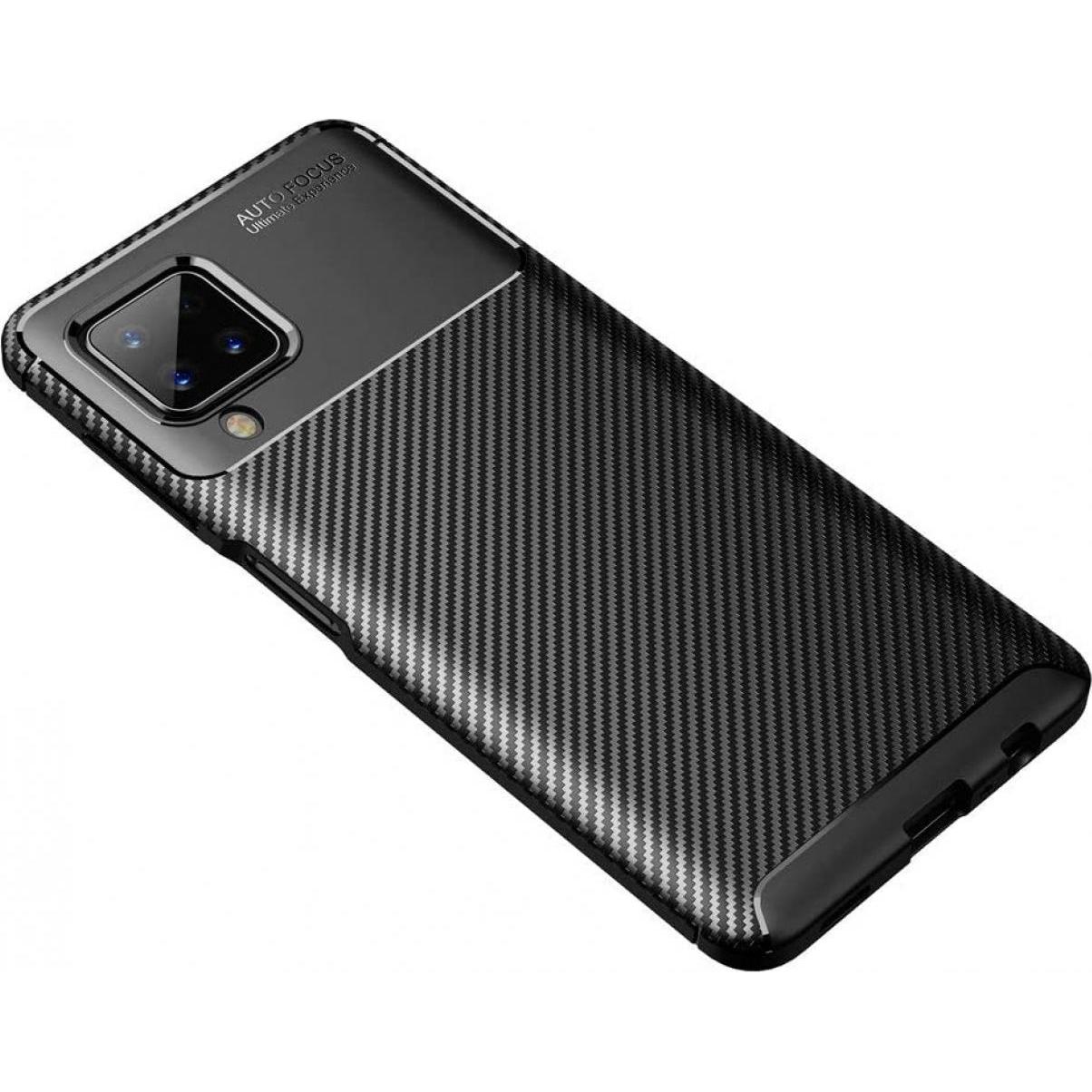 Thumbnail - Screenguard Samsung Galaxy M12 Hülle Carbon Design TPU Case (Samsung Galaxy M12), Smartphone Hülle, Schwarz