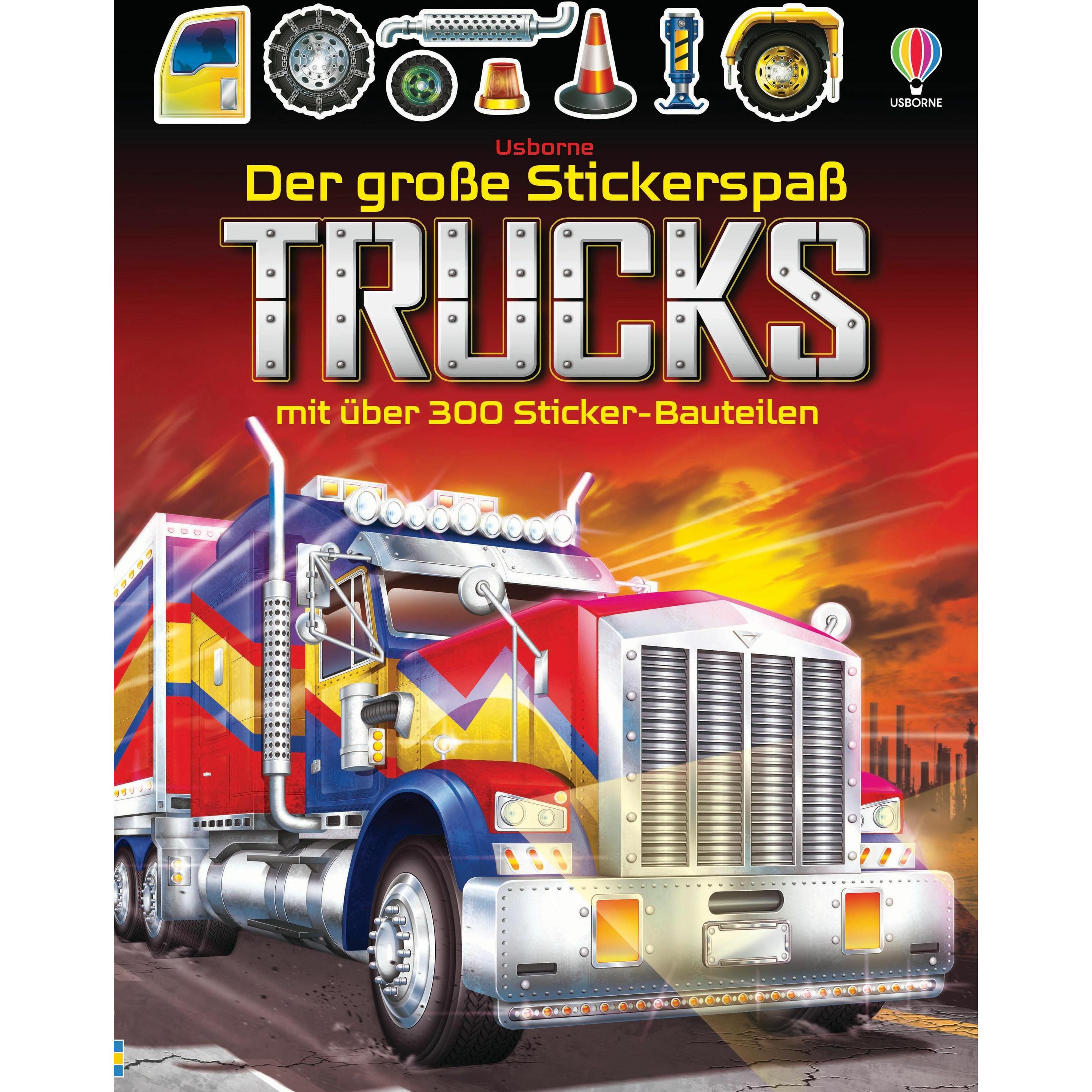 Usborne Publishing, Sticker, Der grosse Stickerspass: Trucks