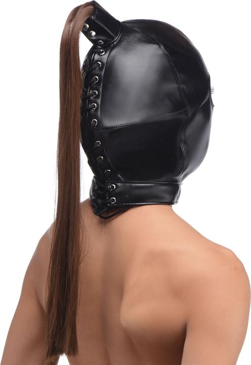 Produktbild Strict Leather Bondage Hood With Ponytail