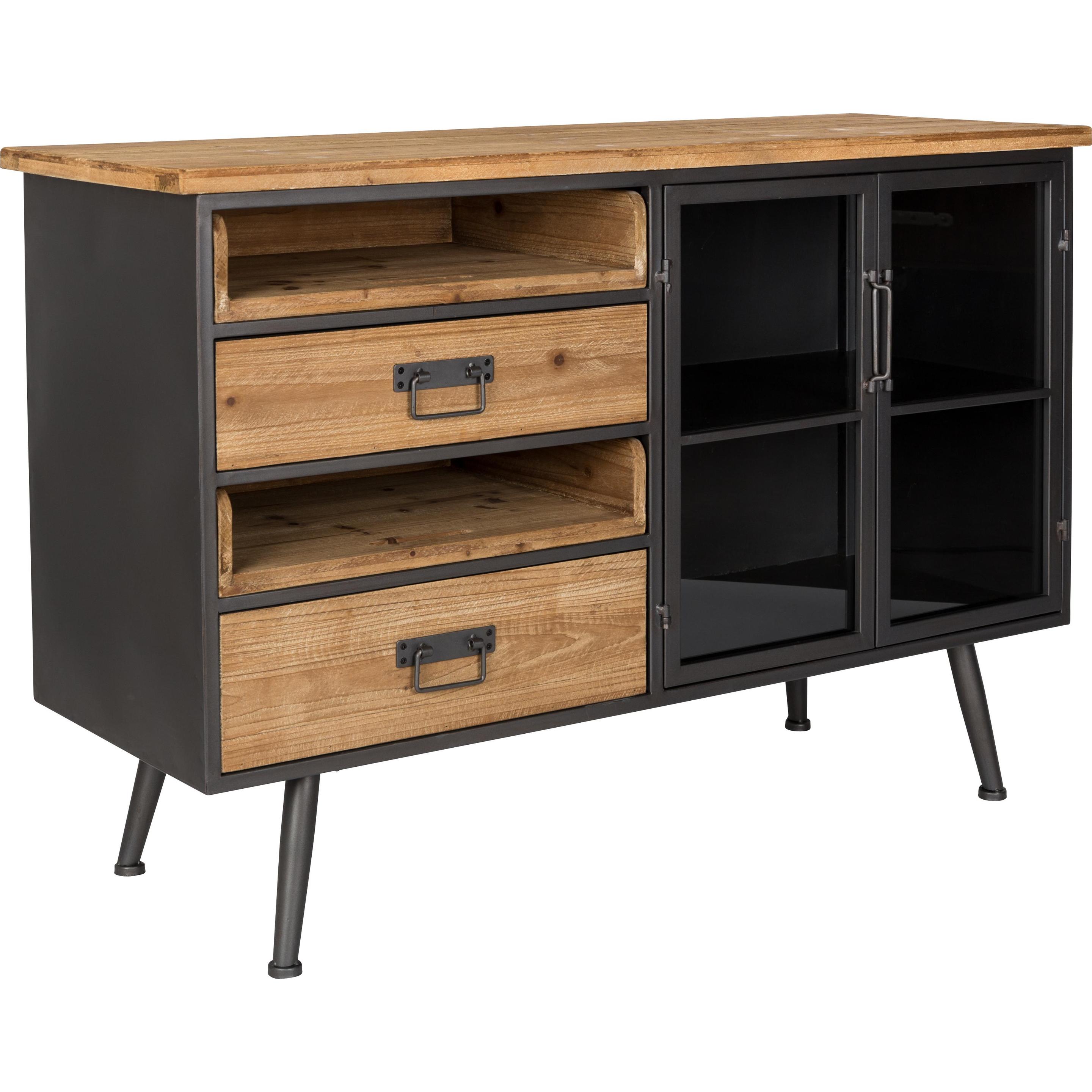 White Label Living, Kommode + Sideboard, Damian (113 x 40 x 75 cm)