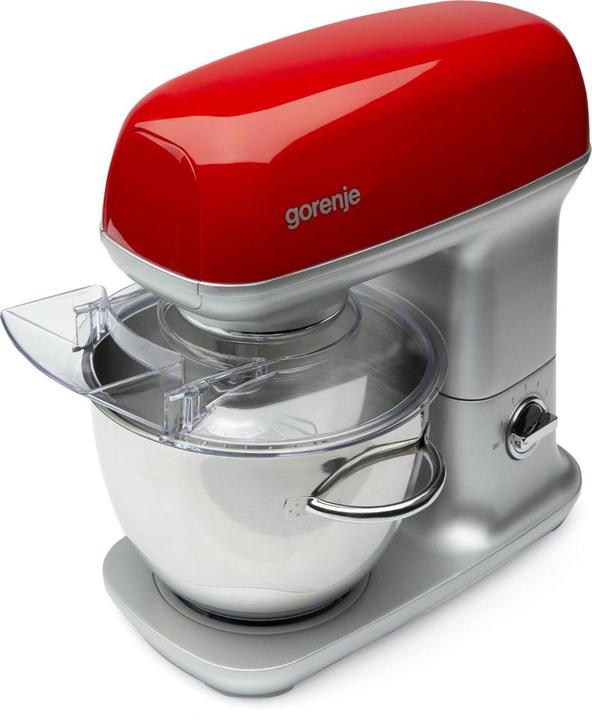 Actual product image Gorenje MMC1000RLR Kitchen machine, Max Power 1000 W, Mixing bowl 4.5 L, Stainless Steel/Red (4.50 l, 1000 W)