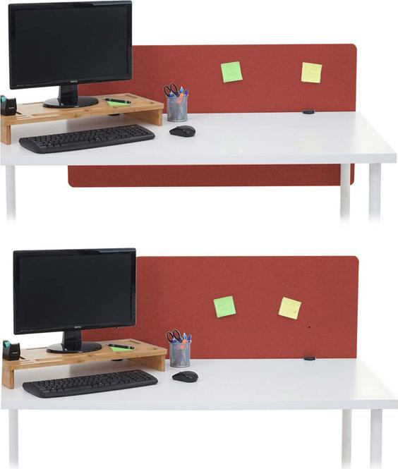 Actual product image Mendler Acoustic desk partition, office privacy screen desk pin board, double-walled fabric/textile (120 x 60 x 2 cm)