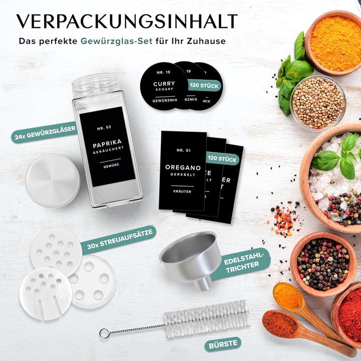 Actual product image Edelhaus Gewürzgläser Set (0.12 l)