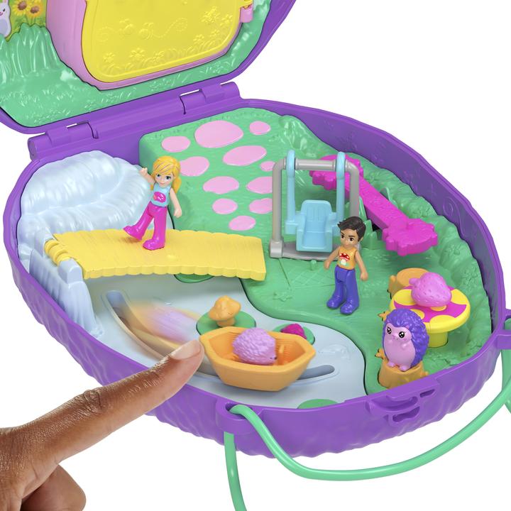 Actual product image Polly Pocket hedgehog mum & baby casket