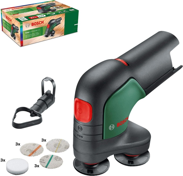 Immagine prodotto Bosch Home & Garden EasyCurvSander 12 (Levigatrici rotorbitali, 12 W)