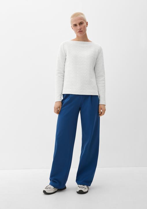 Produktbild s.Oliver Sweatshirt Sweatshirt mit Musterstruktur (32)