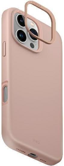 Actual product image Uniq etui Lino Hue iPhone 16 Pro Max 6.9" Magclick Charging różowy/blush pink (Apple iPhone 16 Pro Max)