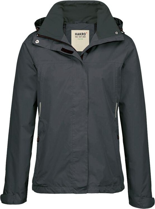 Actual product image Hakro Ladies' Rain Jacket No.262 anthracite, size 2XL (XXL)