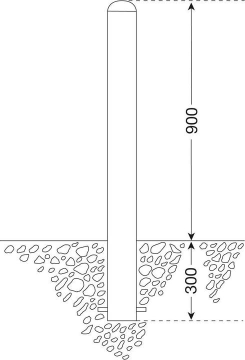 Produktbild kaiserkraft Edelstahlpoller