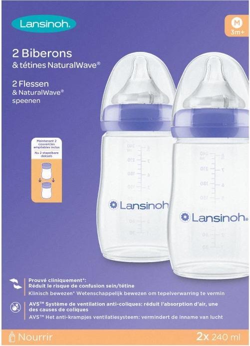Actual product image Lansinoh Baby bottle (240 ml)