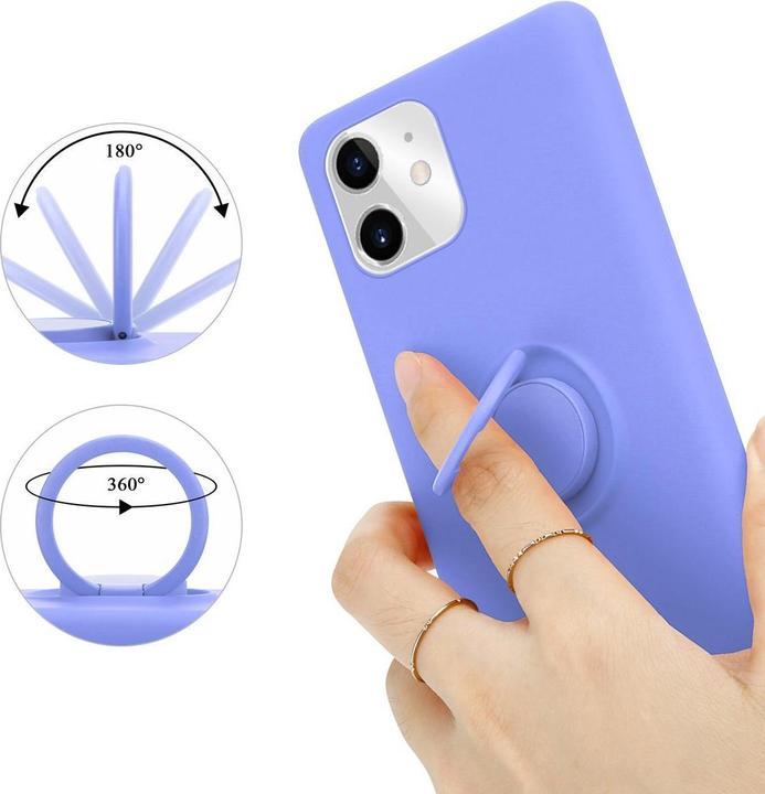Image du produit Cadorabo TPU Liquid Ring Silicone Case Cover (Apple iPhone 11)