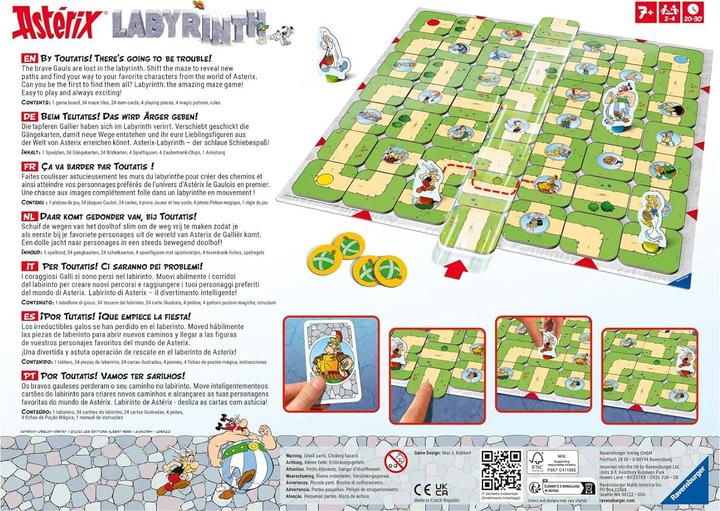 Actual product image Ravensburger Asterix Labyrinth (German, Spanish, French, Dutch, Italian, English)