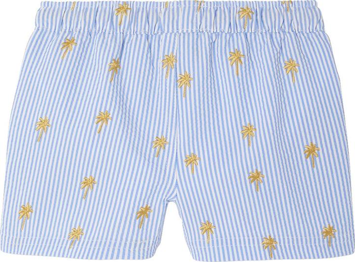 Image du produit Vertbaudet Jungen Baby Badeshorts mit Streifen und Palmen (74)