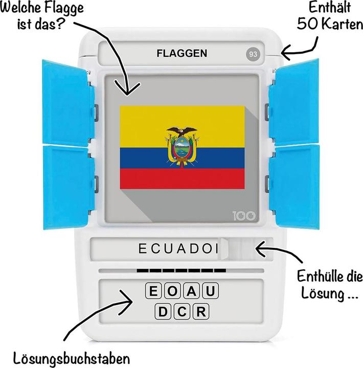 Actual product image 100 Pics 100 flags (German, 1 Players)