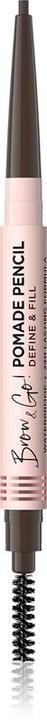 Actual product image Eveline Brow & Go! Eyebrow Pomada In Dark Brown Crayon (Dark brown)