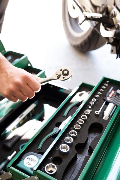 Actual product image Mannesmann Tool set metal tool box 88 pcs. (88 pieces)