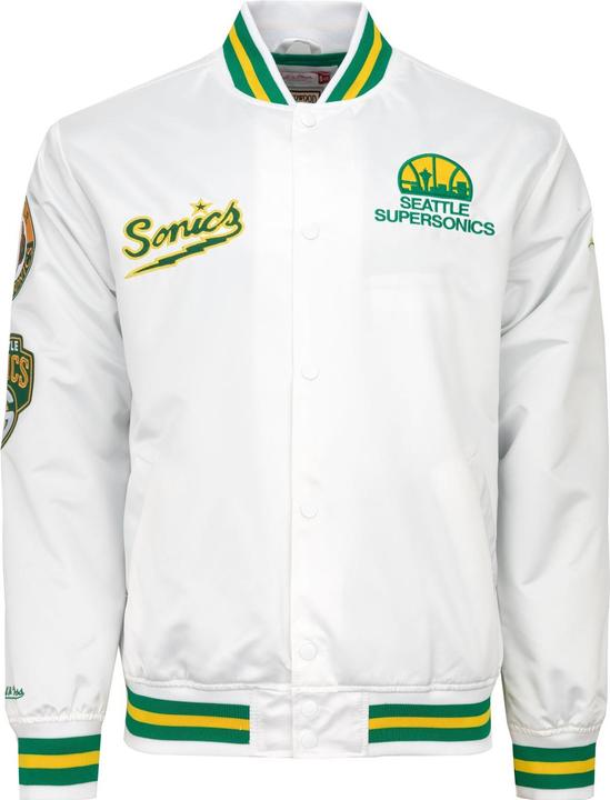 Produktbild Mitchell & Ness City Lightweight Satin Jacke Seattle SuperSonics - M (M)