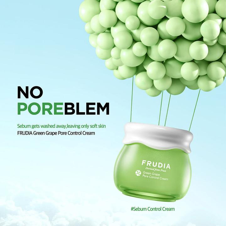 Actual product image Frudia Pore Control Cream Cremation Is Green Grape Oily Skin 55G (24h cream)
