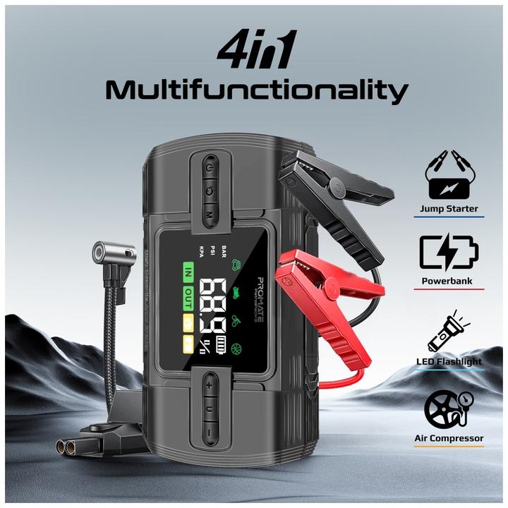 Immagine prodotto ProMate PatrolPack-3 Hochleistungs-Auto-Starter (1200 A, 12000 mAh)