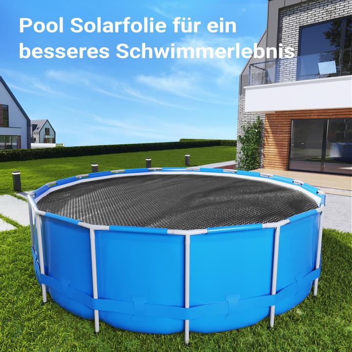 Produktbild Wiltec Pool Solarfolie 5m Rund Poolabdeckung Solarplane Poolheizung 120µ