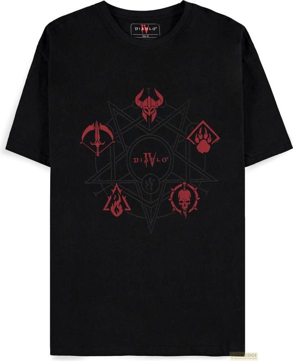 Actual product image Difuzed Diablo IV T-Shirt Class Icons Size S (S)