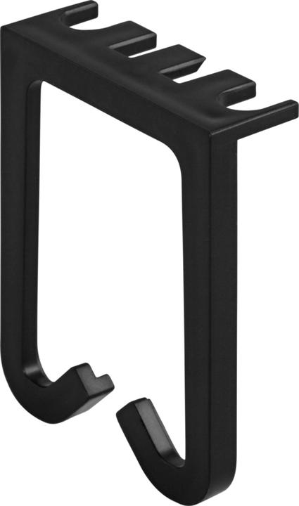 Produktbild Deltacoimp Plastic cable hanger, screw mounting, 55x40, black