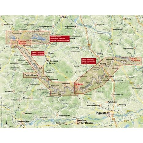 Thumbnail - Kanu Kompakt Altmühl, Landkarte