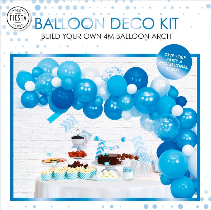 Actual product image Globos Balloon Arch Set Blue