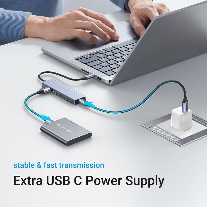 Image du produit Ugreen 4 Port-C Hub (USB-C, 4 ports)