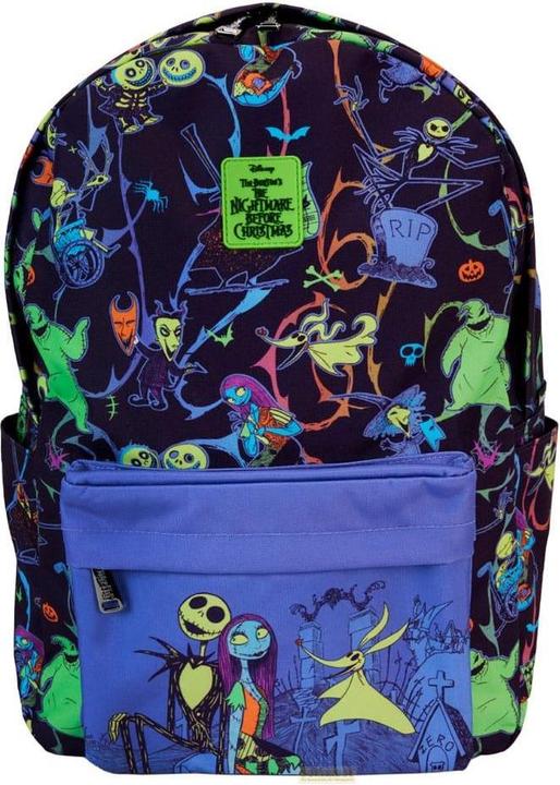 Loungefly Nightmare before Christmas by Rucksack Glow In The Dark Characters
