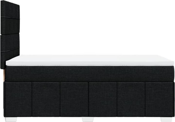 Actual product image vidaXL Bo x springbett mit Matratze 90 x 190 cm Stoff (90 x 190 cm)