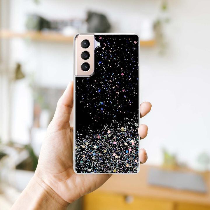 Produktbild Cadorabo TPU Cover funkelnder Glitter (Samsung Galaxy S21+)