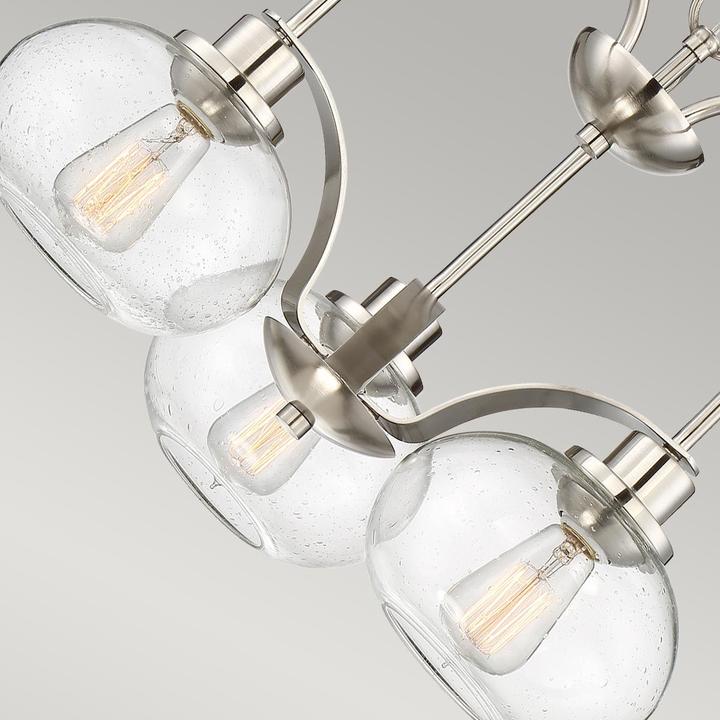 Produktbild Elstead Lighting Trilogy Kronleuchter E27 3-fach Nickel gebürstet (56 cm)