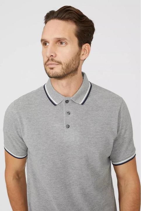 Produktbild Universal Textiles Poloshirt Mit kontrastfarbenen Streifen (S)