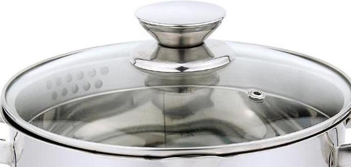 Image du produit Michelino Casserole en acier inoxydable (Casserole, Acier inoxydable, 28 x 22 cm)