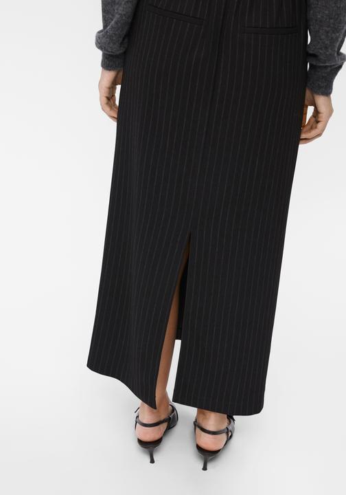 Produktbild Object Gestreifter Maxirock (40)