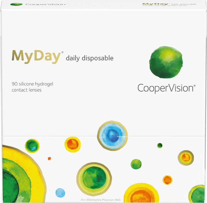 Actual product image MyDay Daily Disposables (90 Piece, Daily lens, Spherical)