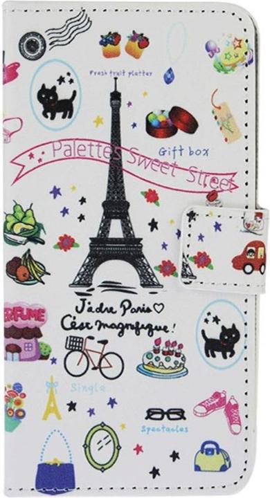 Produktbild König Design Schutzhülle Handytasche (Flip Quer) für Handy Wiko Highway Signs Motiv Eiffelturm (Wiko Highway Signs)