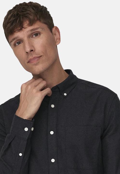 Produktbild Only & Sons Einfarbiges Langarmhemd (XL)