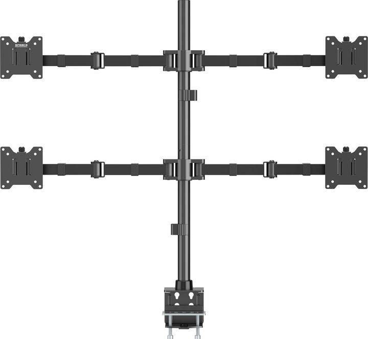 SpeaKa Professional SP-MM-541 4fach Monitor-Tischhalterung 43,2 cm (17") - 88,9 (Table, 35", 15 kg)